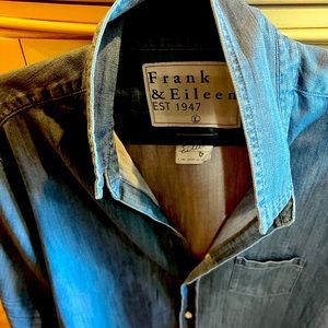 FRANK & EILEEN Eileen Denim Shirt Relaxed Vintage Indigo NWOT(gift)